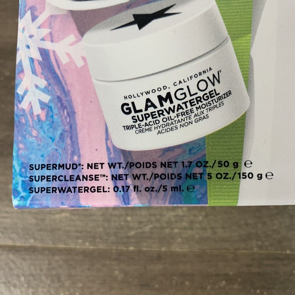 Glam Glow Pore Parazzi Clear Skin In a Flash Set Mask Cleanser $97 MSRP 3 In 1 - Picture 5 of 10